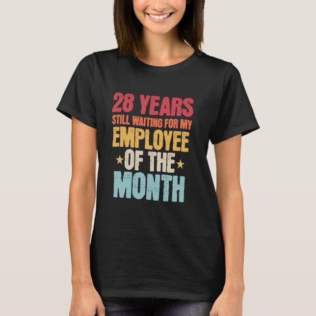 Camiseta 28 Anos De Trabalho Empregado - 28 Anos De Trabalh (Frente)