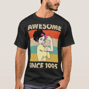 Camiseta 28 anos é incrível desde 1995 28º aniversário
