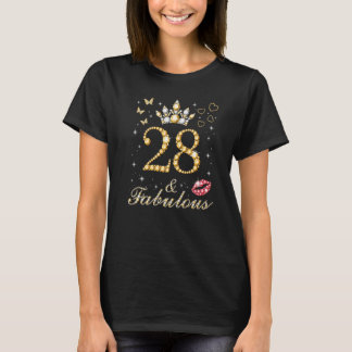Camiseta 28 E Fabuloso 28 Anos De Idade E Fabul