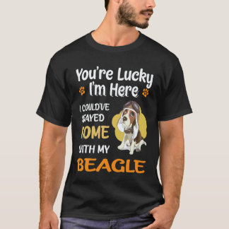 Camiseta 28 Fiquei em Casa Com Meu Beagle