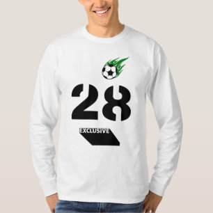 Camiseta 28 Futebol Americano Jogador de Ventilador