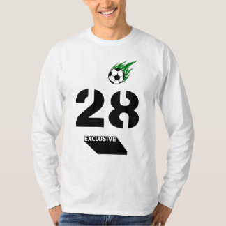 Camiseta 28 Futebol Americano Jogador de Ventilador