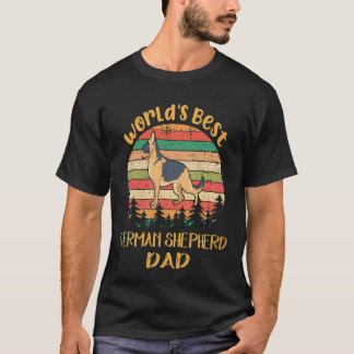 Camiseta 28 Melhor Pai Pastor Alemão do Mundo Pastor Alemão
