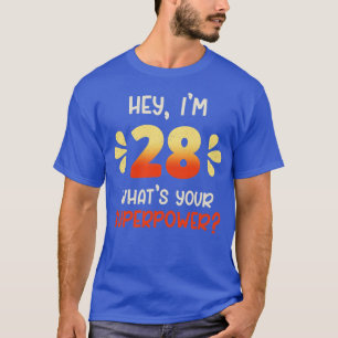 Camiseta 28.o aniversário 1