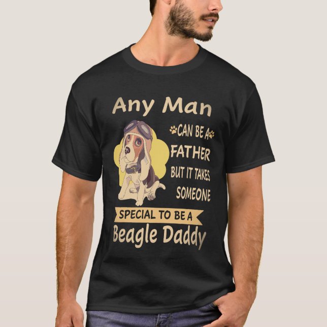 Camiseta 28 Qualquer Homem - Beagle Papai Beagle (Frente)