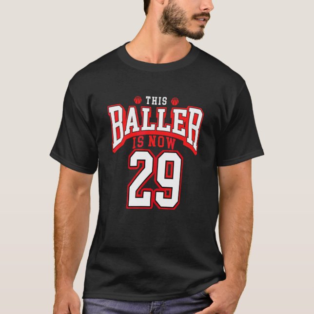 Camiseta 29º Aniversário, Basquete, 29 anos (Frente)