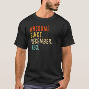 Camiseta 29º aniversário Idea Incrível Desde dezembro de 19