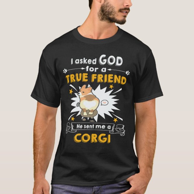 Camiseta 29 Ele Me Enviou Um Corgi (Frente)