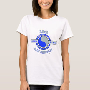 Camiseta 29o DIVISÃO de INFANTARIA "AZUL E CINZAS "