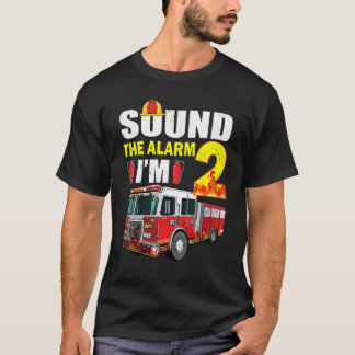 Camiseta 2 Anos de Idade É Meu 2º Aniversário Menino Caminh