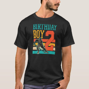 Camiseta 2 Anos De Idade, Hóquei No Gelo - Festa De segundo