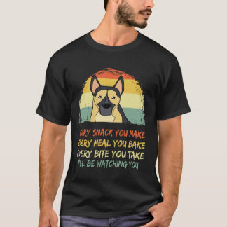 Camiseta 2 Cada Lanche Que Você Faz... Eu Estarei Observand