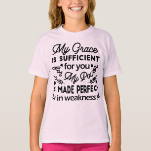 Camiseta 2 Coríntios 12:9 – Minha Graça é Suficiente Arte
