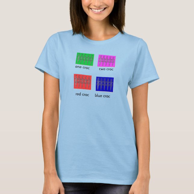 Camiseta 2 croc vermelho (Frente)