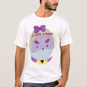 Camiseta 2 CUTE 2 PoOT Bee Puppycat Vetor Art