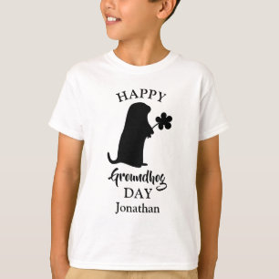 Camiseta 2 de fevereiro Nome Personalizado Feliz do Dia d