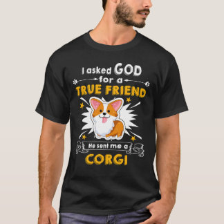 Camiseta 2 Ele Me Enviou Um Corgi