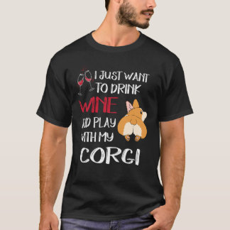 Camiseta 2 Eu só quero beber vinho