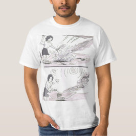 Camiseta 2 Fotos: Fazer de chamas de ventilador feminino Pi