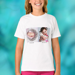 Camiseta 2 Fotos: Melhor amiga, Mamãe & Papai, Fotos de Beb