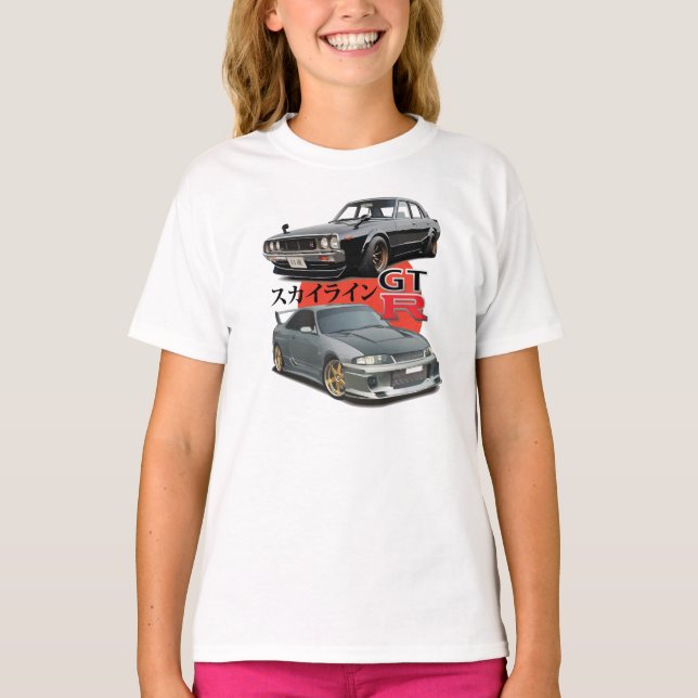 Camiseta 2 gerações - skyline GTR (Frente)