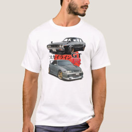 Camiseta 2 gerações - skyline GTR
