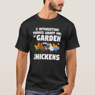 Camiseta 2 Interessantes Sobre Jardim E Galinhas Jardins Ga