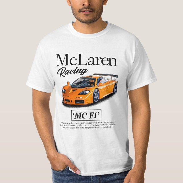 Camiseta 2 Lados McLaren F1 Racing Hoodie - Presentes Para  (Frente)