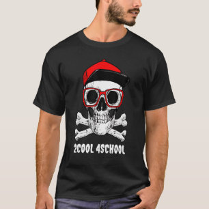 Camiseta 2 Legal 4 Educação Escolar De Volta Ao Esqueleto E