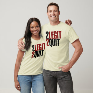 Camiseta 2 Legit 2 Sair Engraçado 80