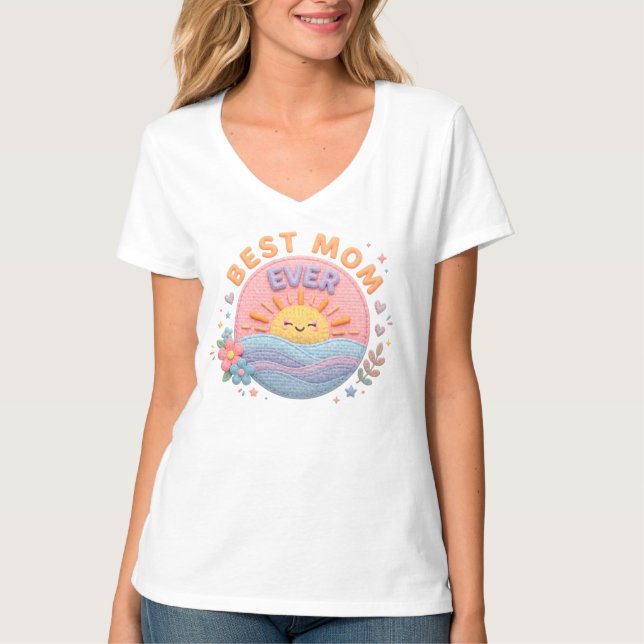 Camiseta #2 Melhor Mãe de Todos os Tempos (Frente)