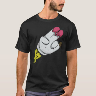 Camiseta 2 no rosa 1 no T-Shirt clássico com rosquinha