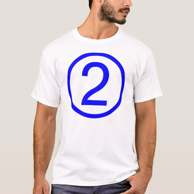 CAMISETA 2, NÚMERO DOIS (Frente)