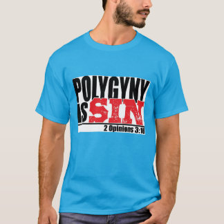 Camiseta 2 Pareceres 3:16 re Polygyny
