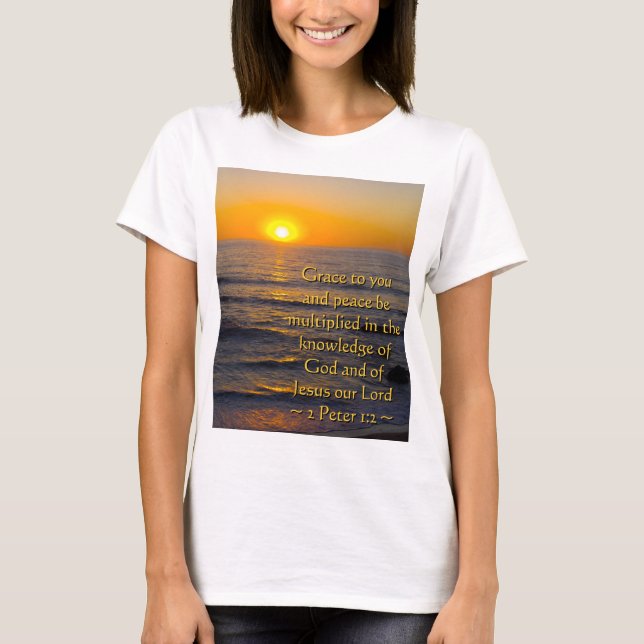 Camiseta 2 Peter 1:2 (Frente)
