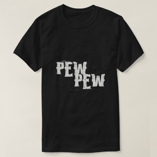 Camiseta 2 - Pew Pew - Morale Collectable Airsoft - Airsoft (Frente do Design)