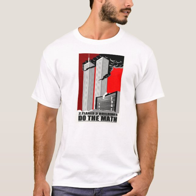 Camiseta 2-Planes 3-Buildings fazem a matemática (Frente)