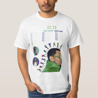 Camiseta 2 Sided Chris 1111 Tour 2024 T-shirt Brown 2024