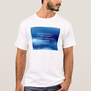 Camiseta 2 Timothy 1:7 Por Deus não deu....
