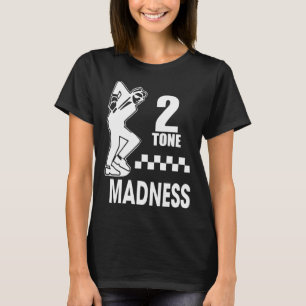Camiseta 2 tone presente da banda retro The madness para fã