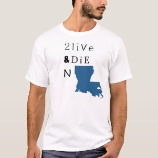 Camiseta 2 vivo & morre o LA de N