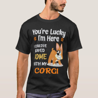 Camiseta 2 Você É Corgi Sortudo