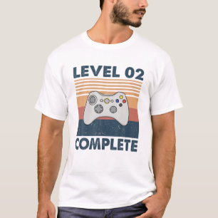 Camiseta 2 Year Wedding Anniversary For Him Her Level 2 Com