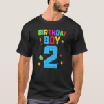 Camiseta 2 Years Old Birthday Boy  Blocks Building Boys Kid<br><div class="desc">2 Years Old Birthday Boy  Blocks Building Boys Kids.</div>
