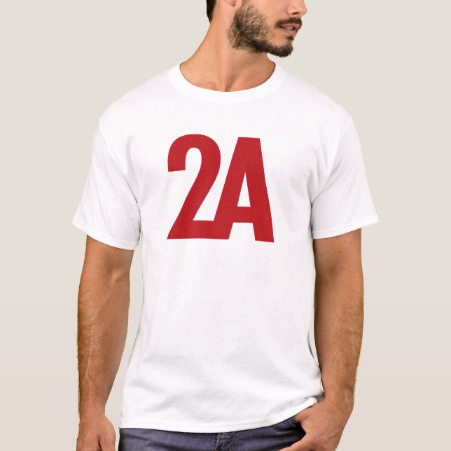 Camiseta 2A - ?a alteração - vermelho (Frente)