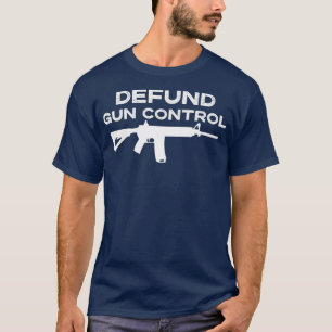 Camiseta 2A Emenda De segundo Defund Gun Control Proprietár