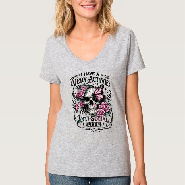 Camiseta #2Antissocial (Frente)