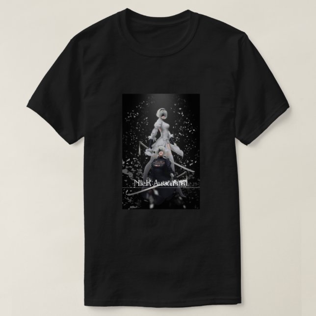 Camiseta 2b Nier Automata 4k Classic (Frente do Design)