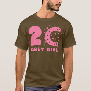 Camiseta 2C Estilos De Cabelo De Rapariga Curva