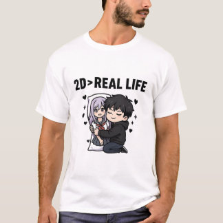 Camiseta 2D > Vida Real